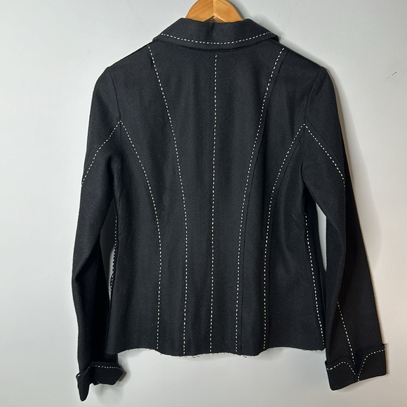 Anthropologie Wool Felted Contrast Jacket by Snak - Picture 2 of 8